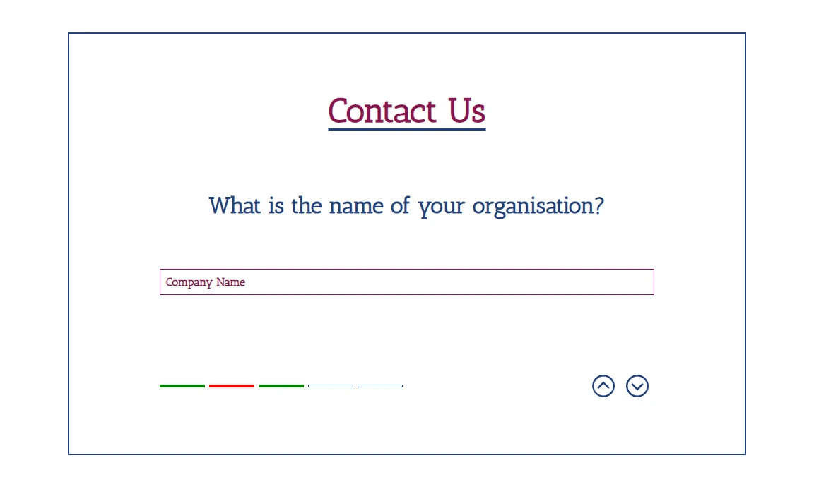 Contact form question 3