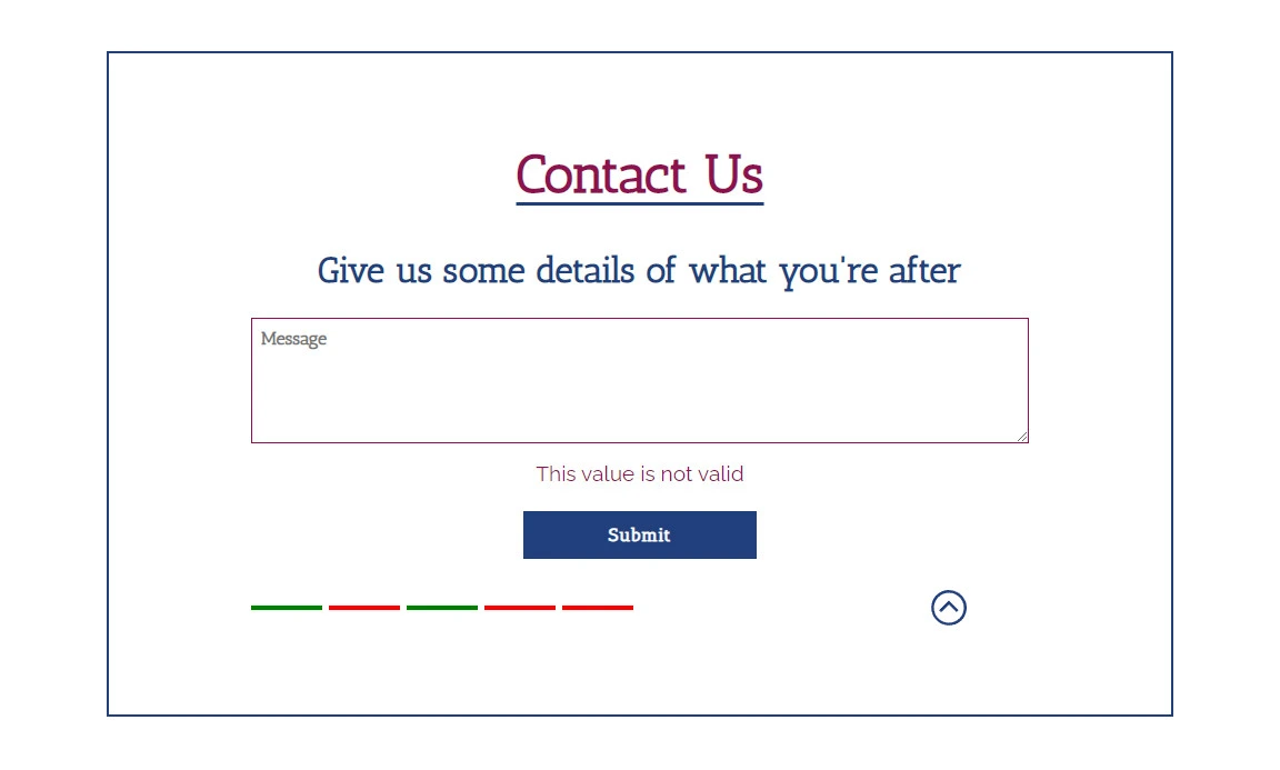 Contact form question 5